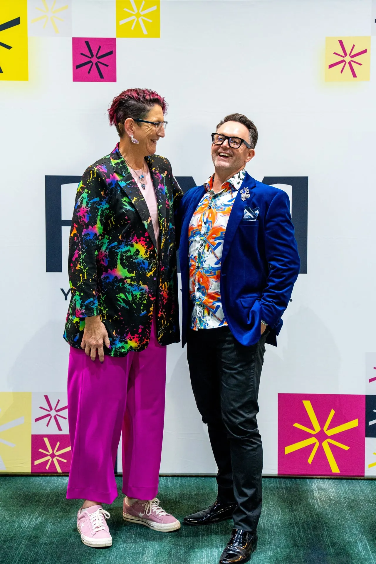 Members talking at a RAYE Haus event